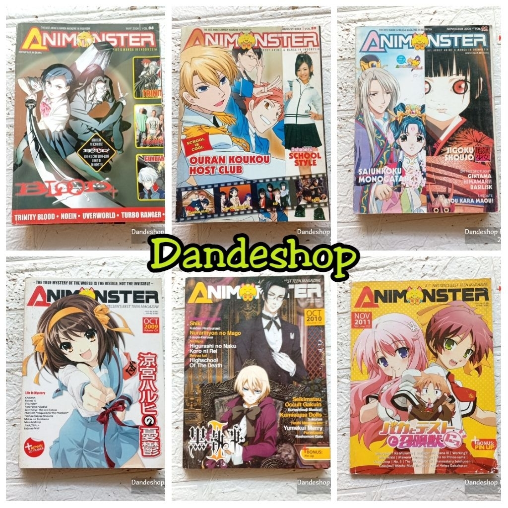 ANIMONSTER majalah anime & manga jepang indonesia animonstar - Bekas Preloved