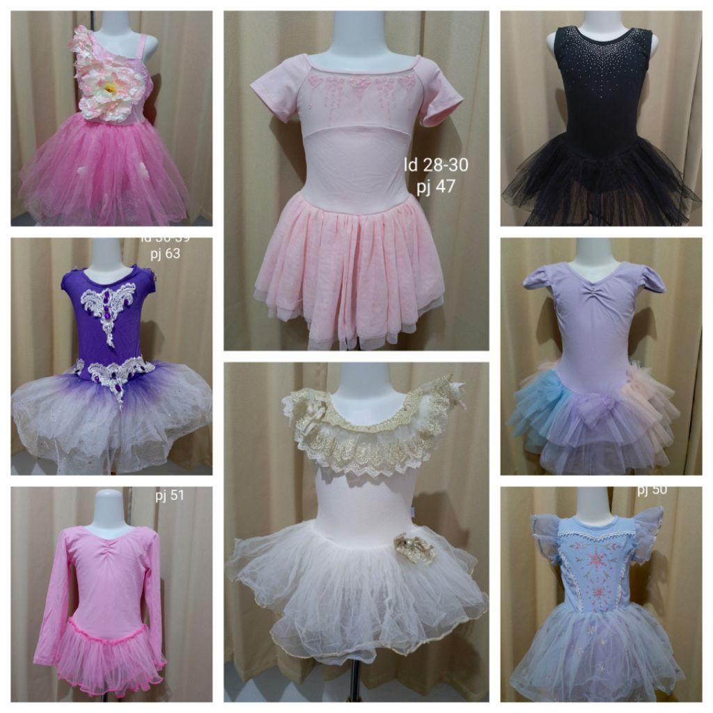 baju ballet anak preloved