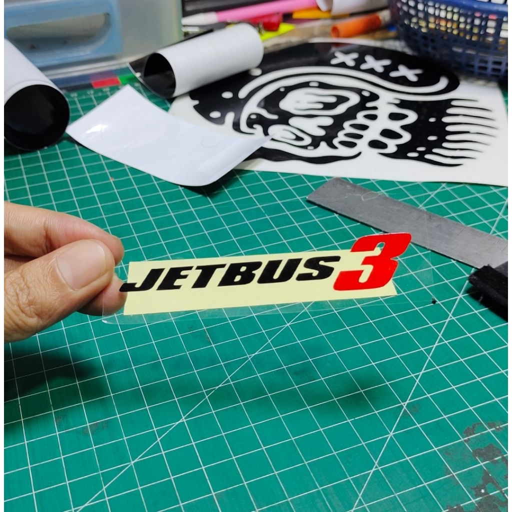stiker cutting jetbus3 keren