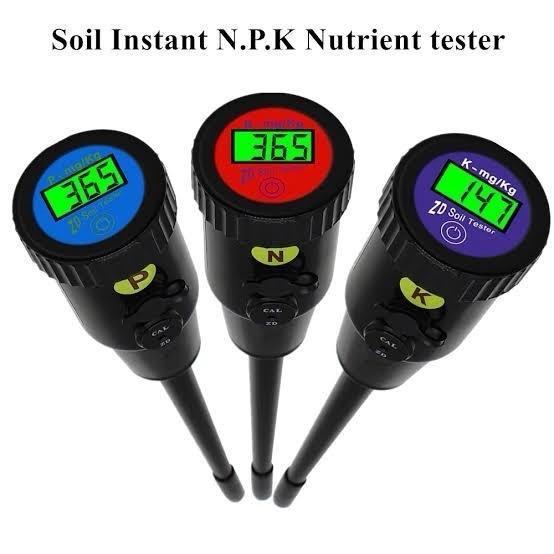 Digital Soil KNP Tester NPK Soil Tester Instant N.P.K Nutrient Tester Fertility Nutrient Meter