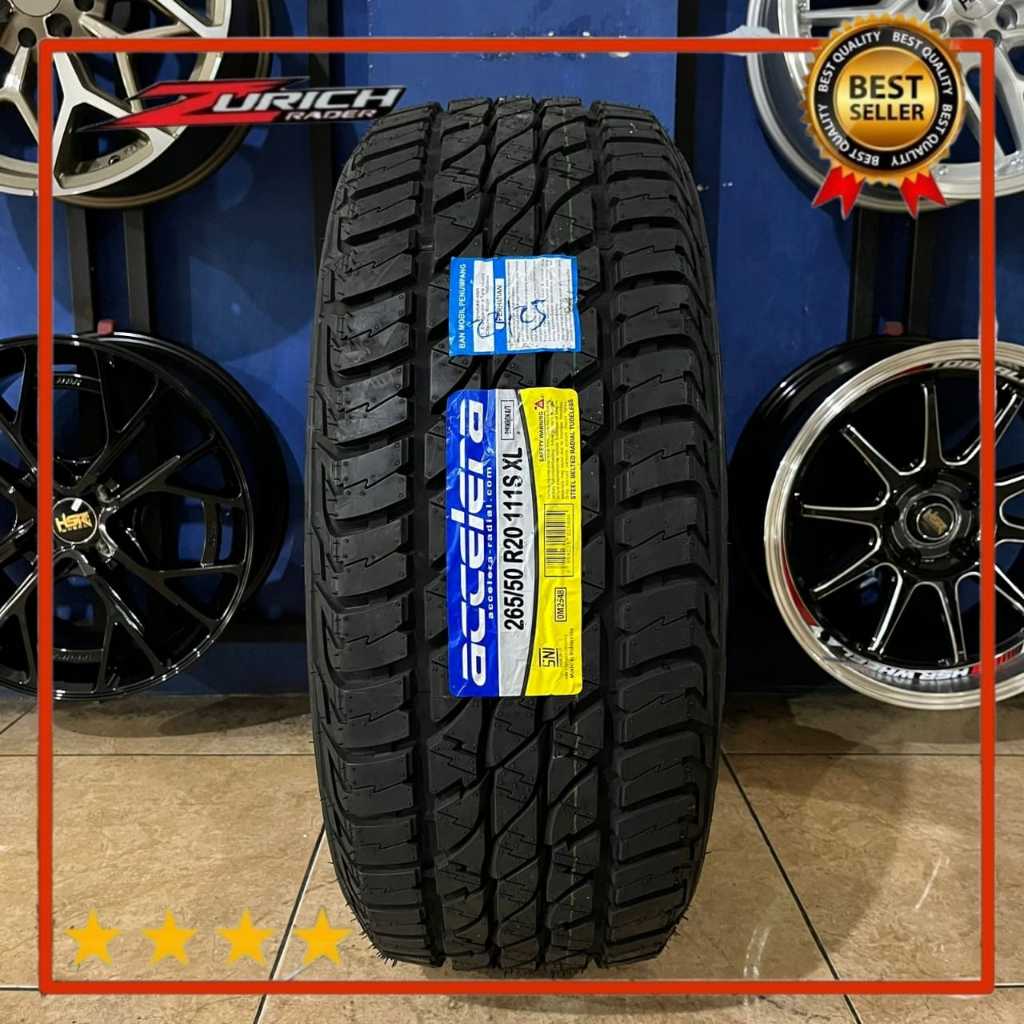 Ban Mobil 265 50 R20 Merek Accelera Omicron A/T Ukuran 265/50 R20 All Terrain