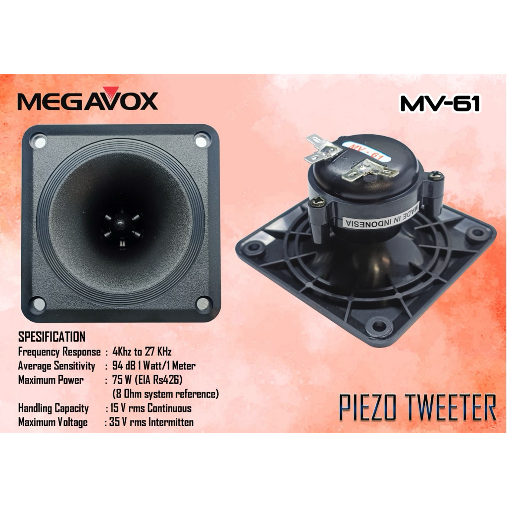 Tweeter Wallet Megavox MV61 Tweter walet Twiter Wallet Megavox twiter Megavox Tweeter Megavox