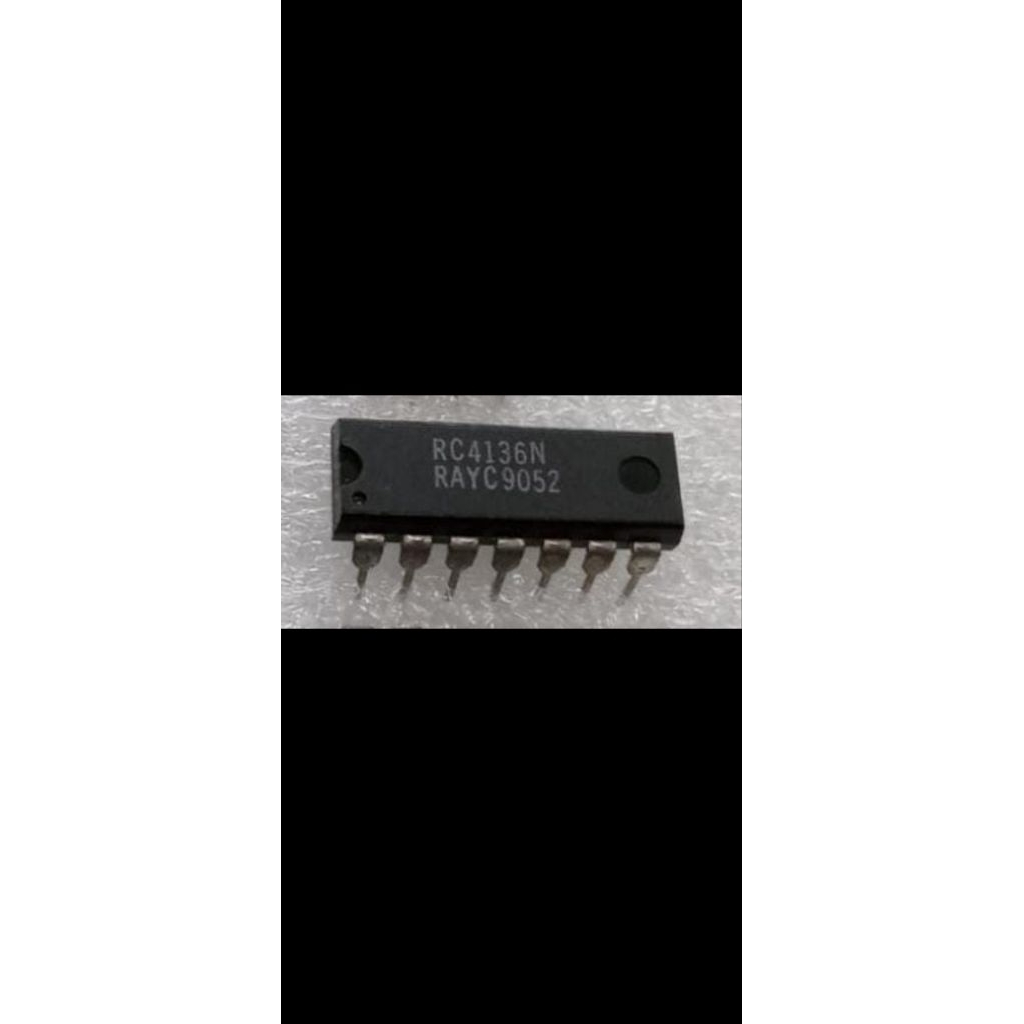 ic RC 4136N Quad General Purpose  Op - Amp Original Product .