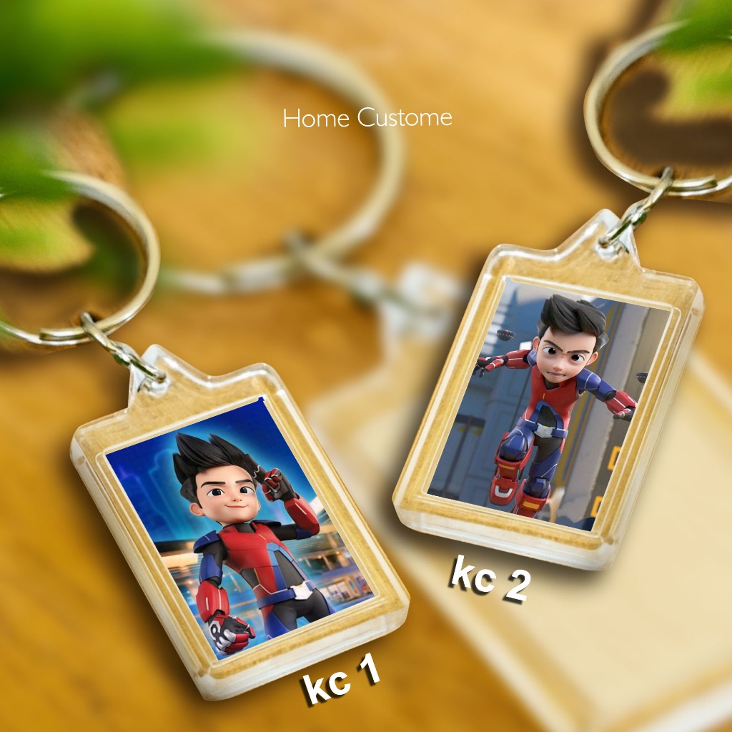 gantungan kunci Ejen Ali lucu siap koleksi aksesoris tas . souvenir.kolesi