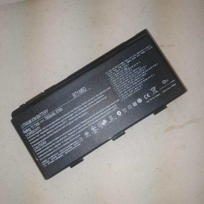 Baterai MSI BTY-M6D GX60 GT60 GT780DX GX660 GT70 GX680 GX780 Original