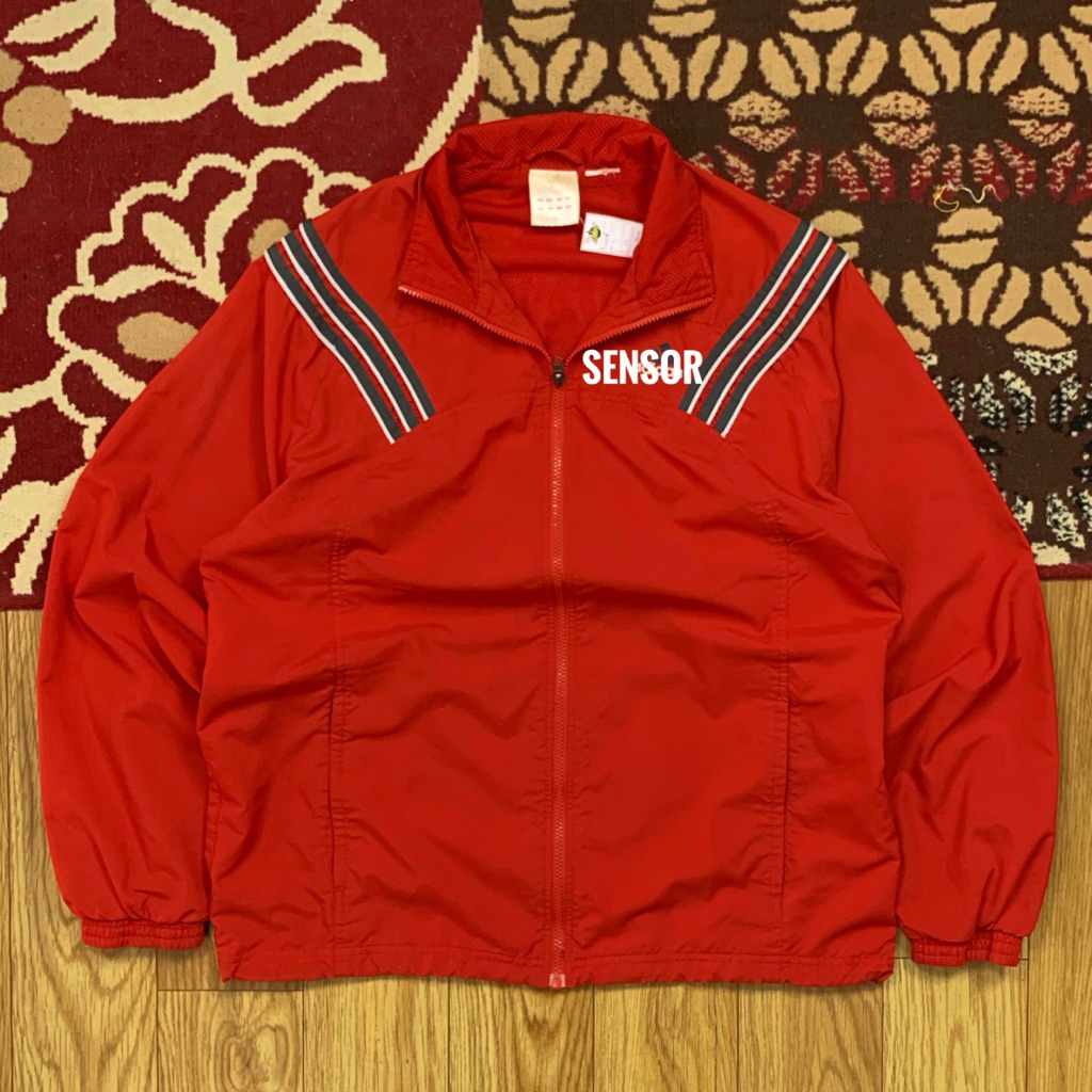 VINTAGE 90's ADIDAS PARACHUTE TRACKTOP JACKET SIZE XL | VTG ADIDAS JACKET | TRACKTOP ADIDAS VINTAGE 