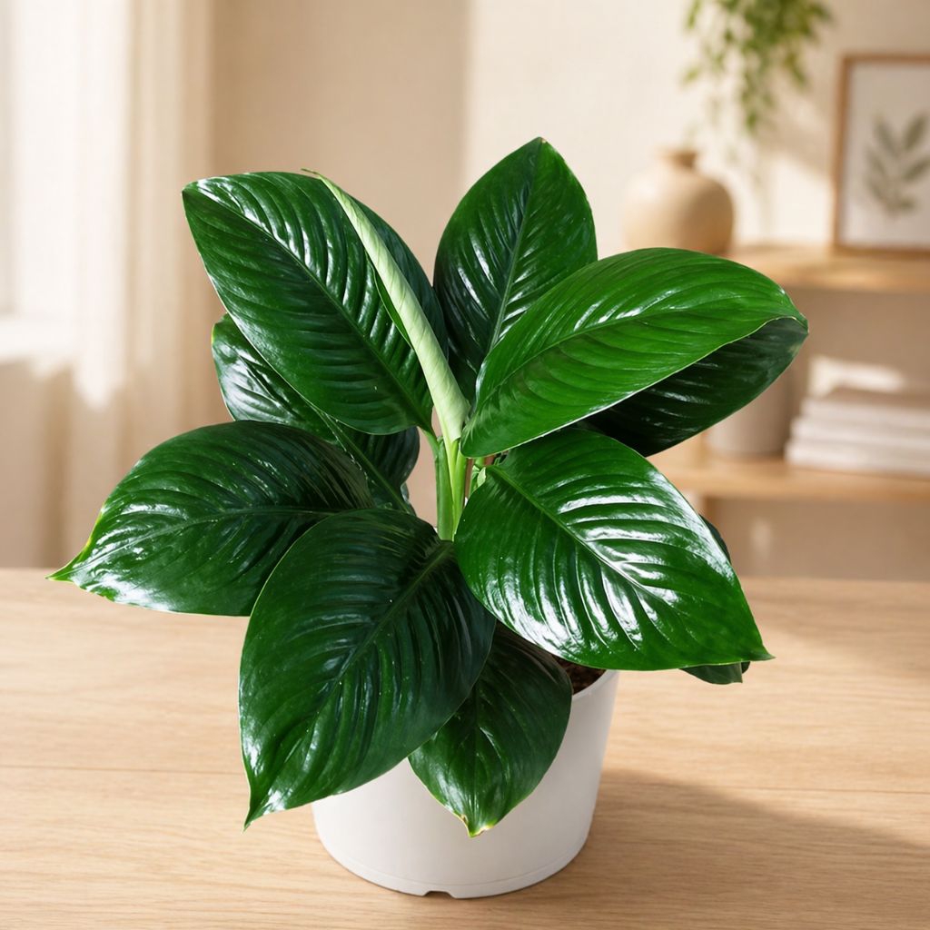 Tanaman Peace Lily Bangkok - Bunga Hias Spathupilum Muanola - Sudah Berbunga