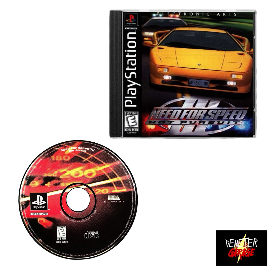 CD Game PlayStation 1 / Kaset PS1 Need For Speed 3 (NFS) Hot Pursuit
