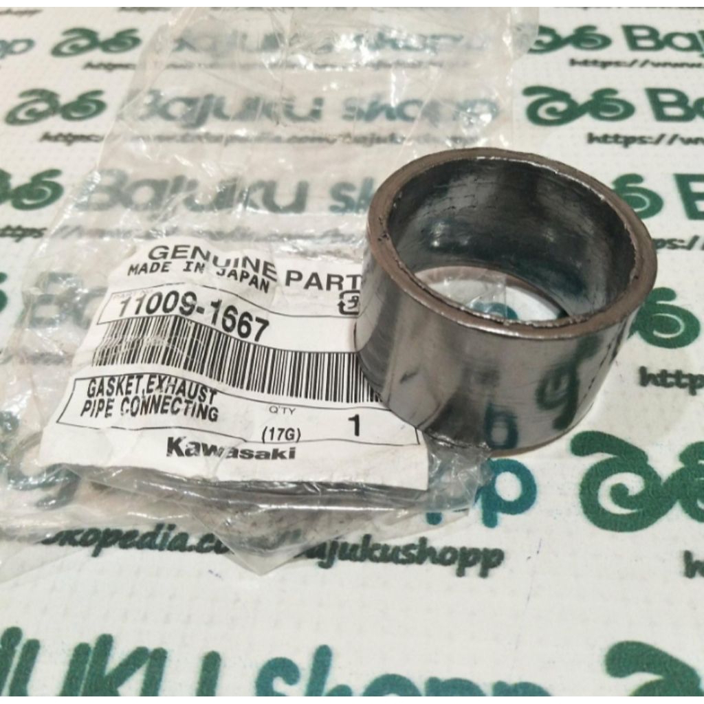 GASKET PACKING SAMBUNGAN KNALPOT NINJA 250R KARBU
