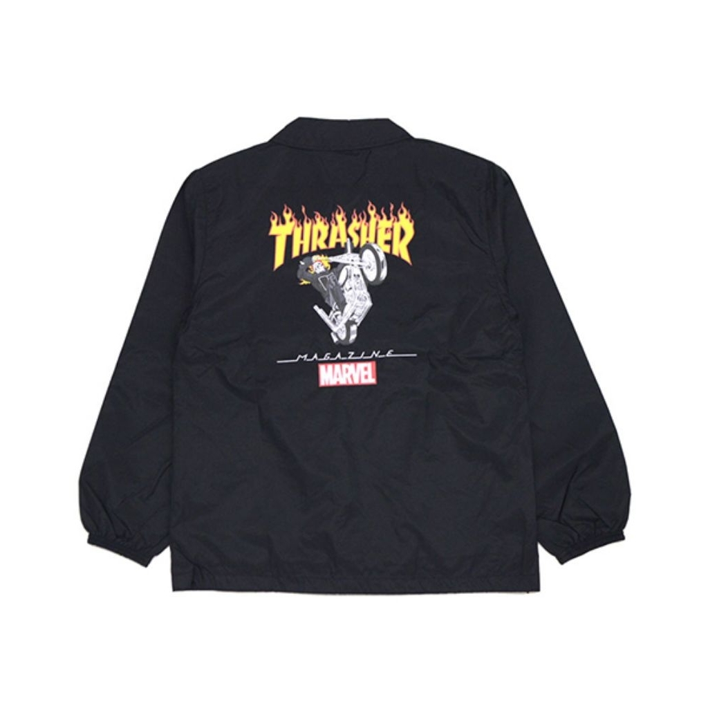 Thrasher x Marvel Ghost Rider Coach Jacket