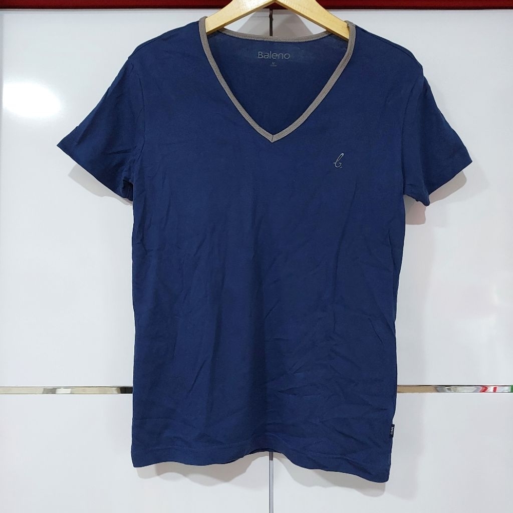 Kaos Oblong Pria / Atasan Laki-laki Preloved Balen0 Size M