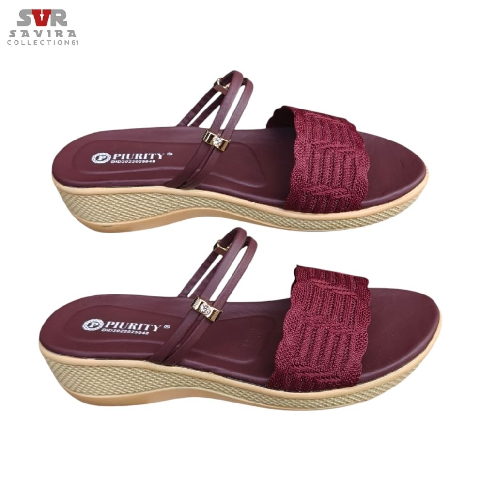 PROMO... SANDAL WANITA DEWASA TERBARU SANDAL WANITA HAK TINGGI SANDAL WANITA TRENDY ELEGAN MURAH DAN