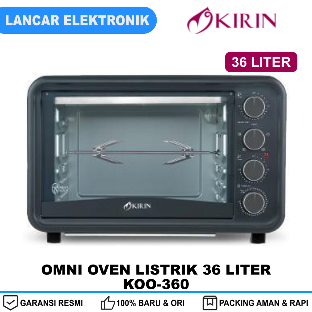 Omni Oven Kirin 36 Liter KOO-360 - Oven Listrik Rottisserie