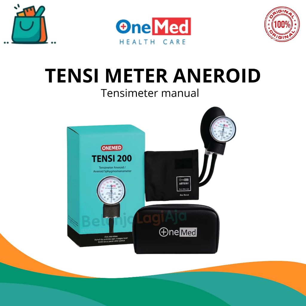 Tensimeter Onemed Alat Ukur Tekanan Darah Tensi Aneroid 200 OneMed