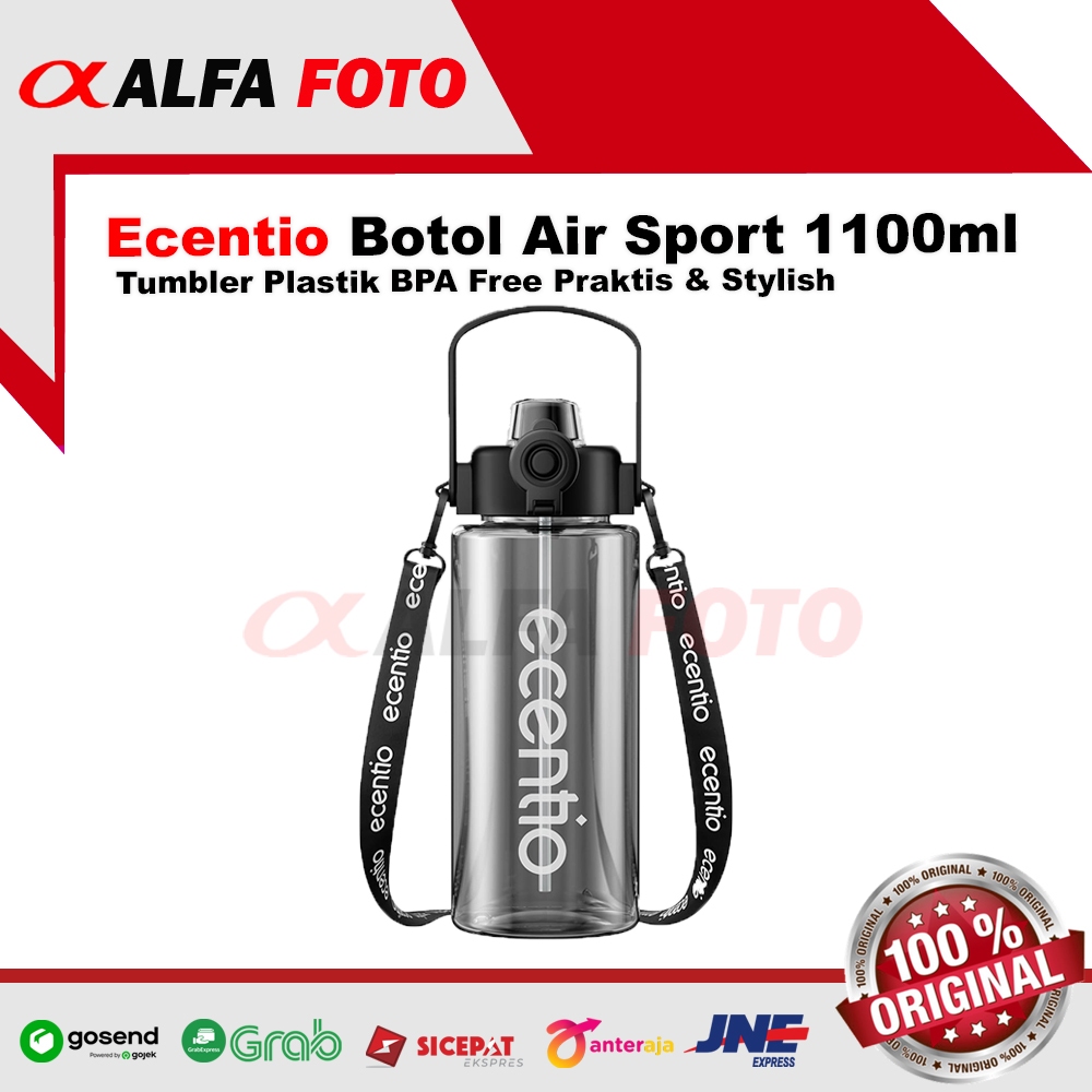 ecentio botol plastik 1100ml botol minum besar botol minum olahraga sport botol minum anak