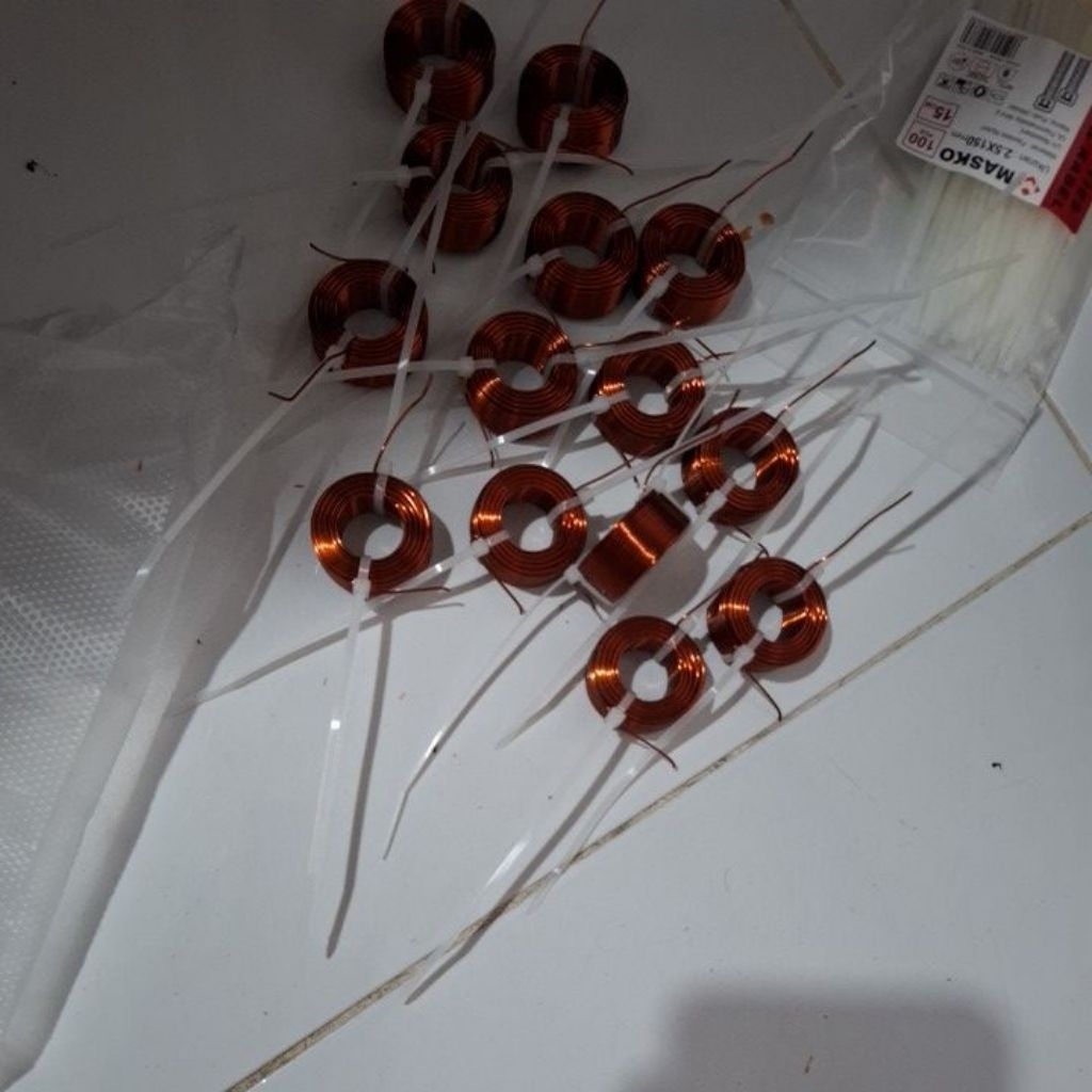 coil lilitan crossover pasif 0,47mh 0,8mm