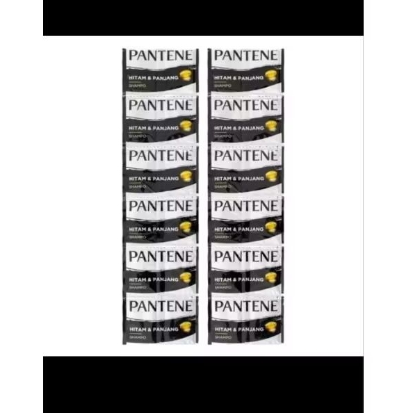 Shampo Pantene Sachet 10ml isi 12pcs - Pilihan Varian Rambut Halus Lembut