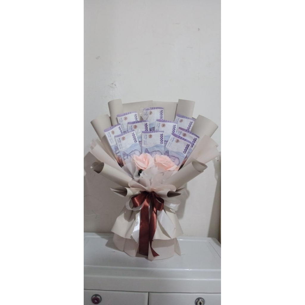 PO Money bouquet/buket uang 10 lembar