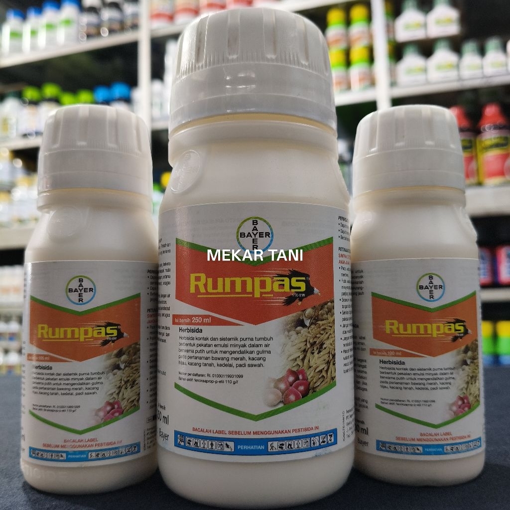 Rumpas 110EW - Herbisida Sistemik Selektif kacang kacangan, bawang merah, nanas, kedelai, timun, cab