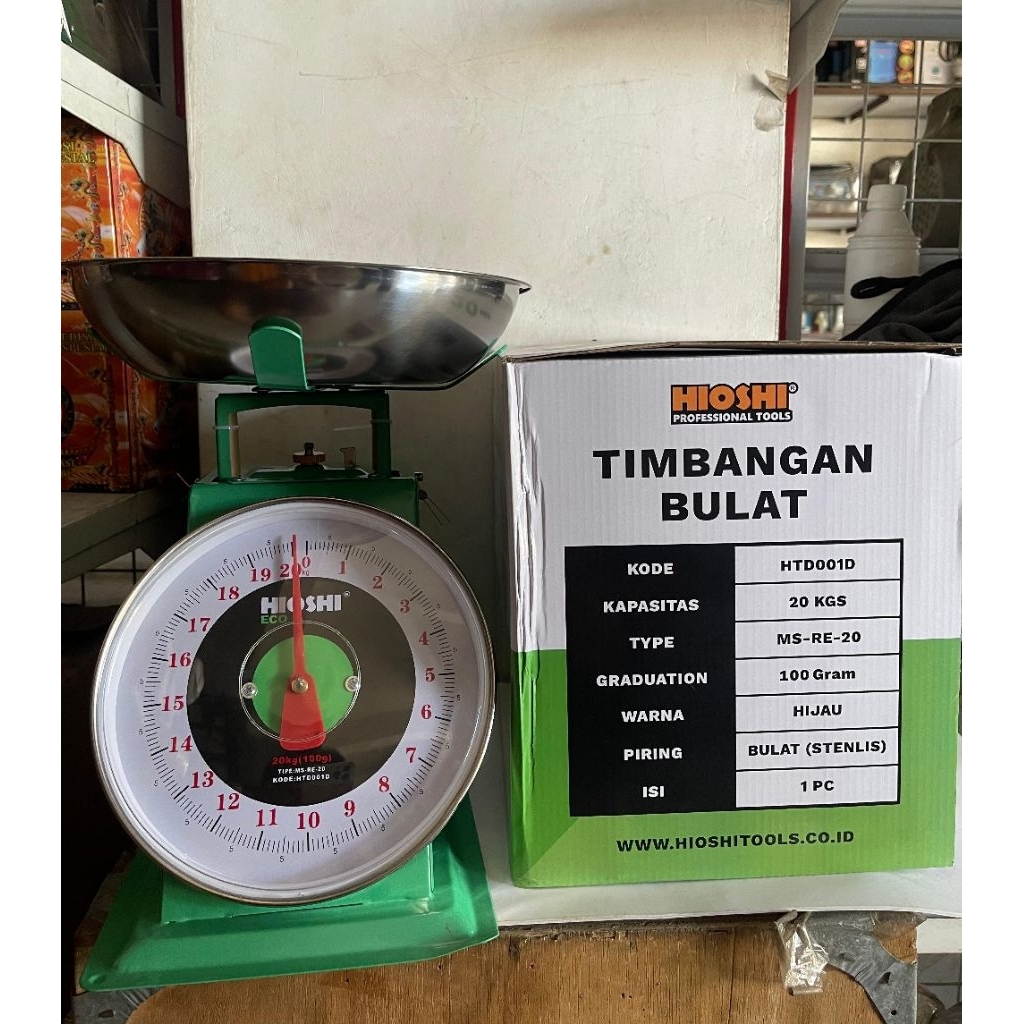 TIMBANGAN 20KG HIOSHI