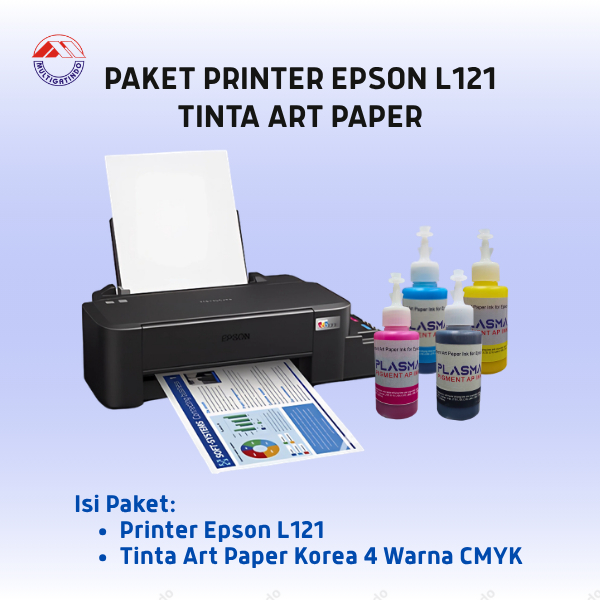 Printer Epson L121 Tinta Artpaper