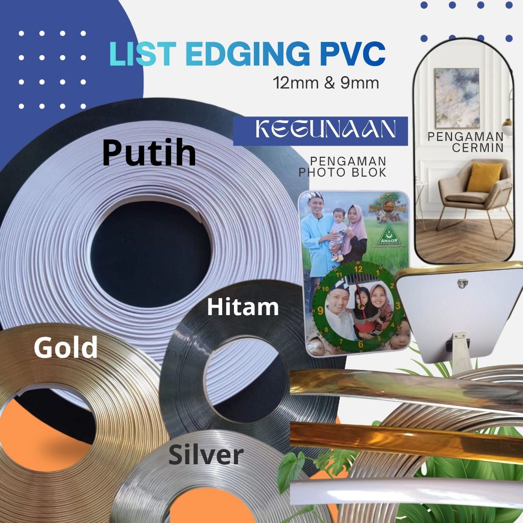 LIst Edging PVC 1Meter
