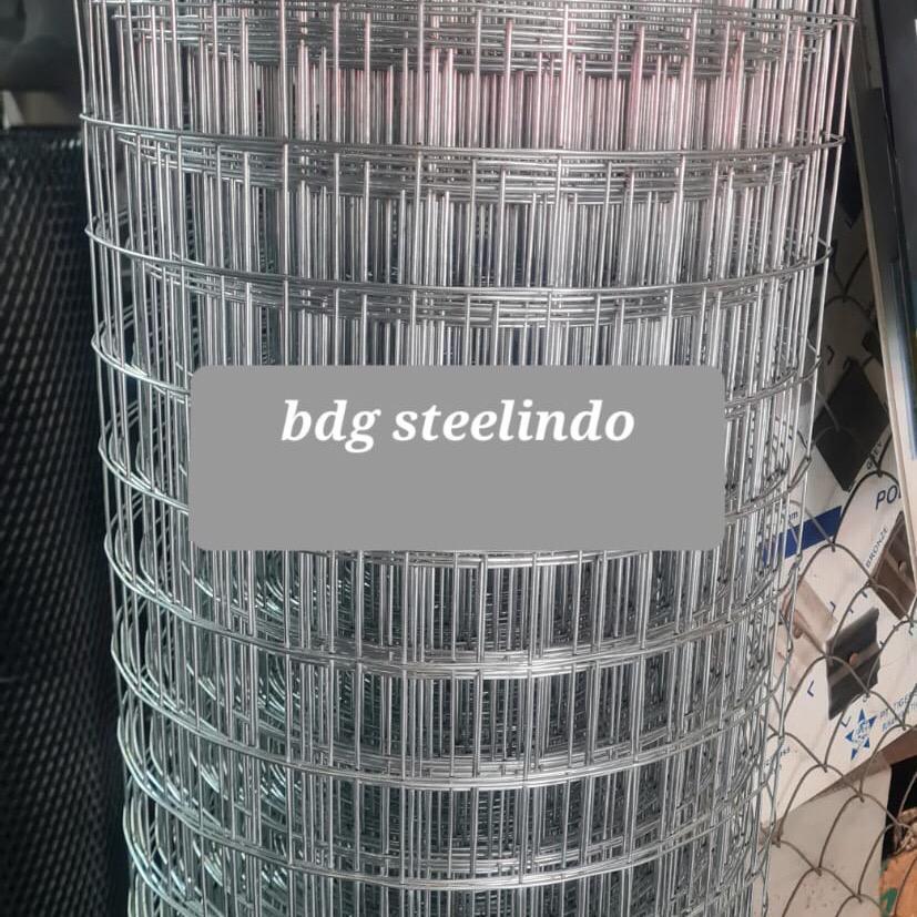 Wiremesh Roll 20x20 x 2.1mm x 1m x 30m / Ram Kawat Loket Galvanis 2x2 Besi Power Mes Mesh Rol