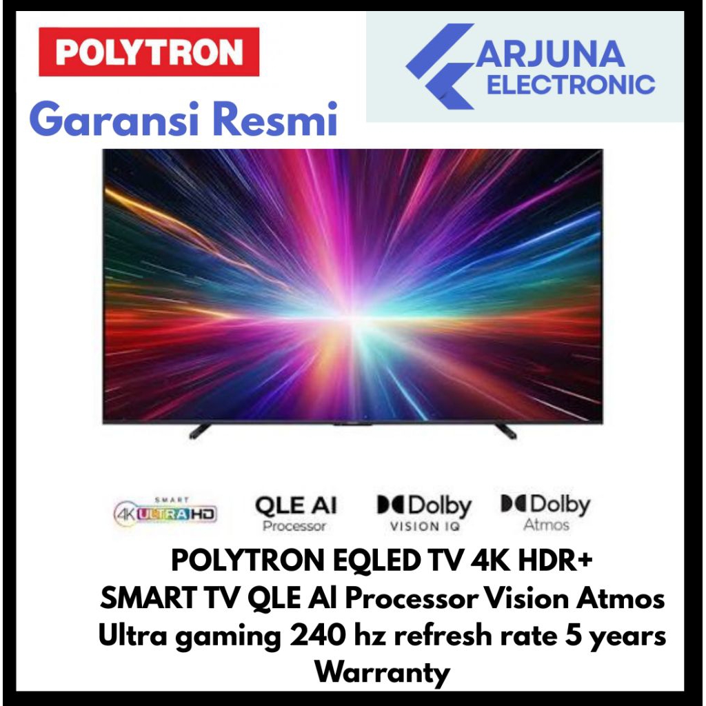 100 Inch
POLYTRON 100QV5925 4k Smart TV