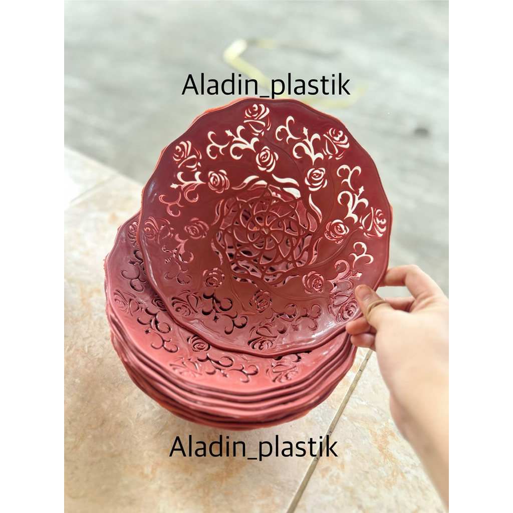 Piring Jikin Zaman Now//piring jikin plastik 12buah