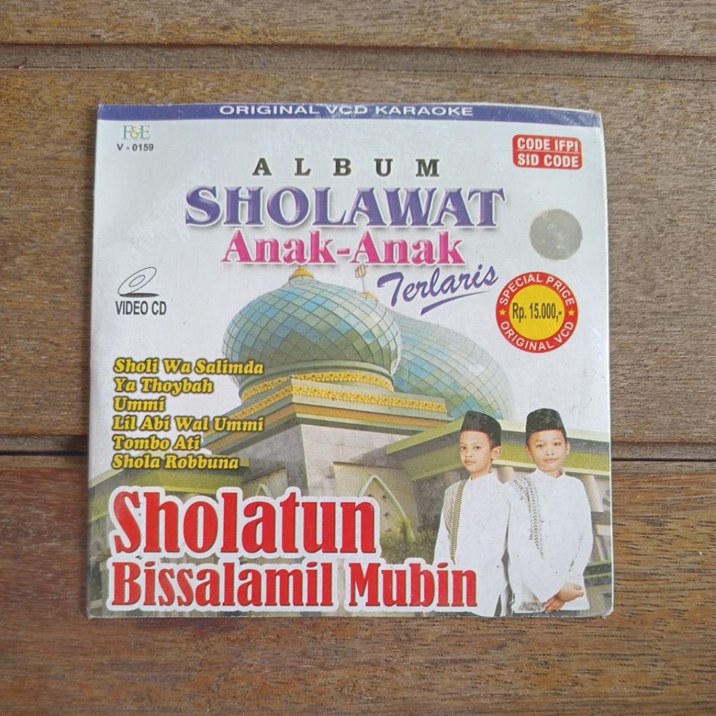 Vcd Karaoke Segel Album Sholawat Anak Anak Terlaris/gita suara mandiri