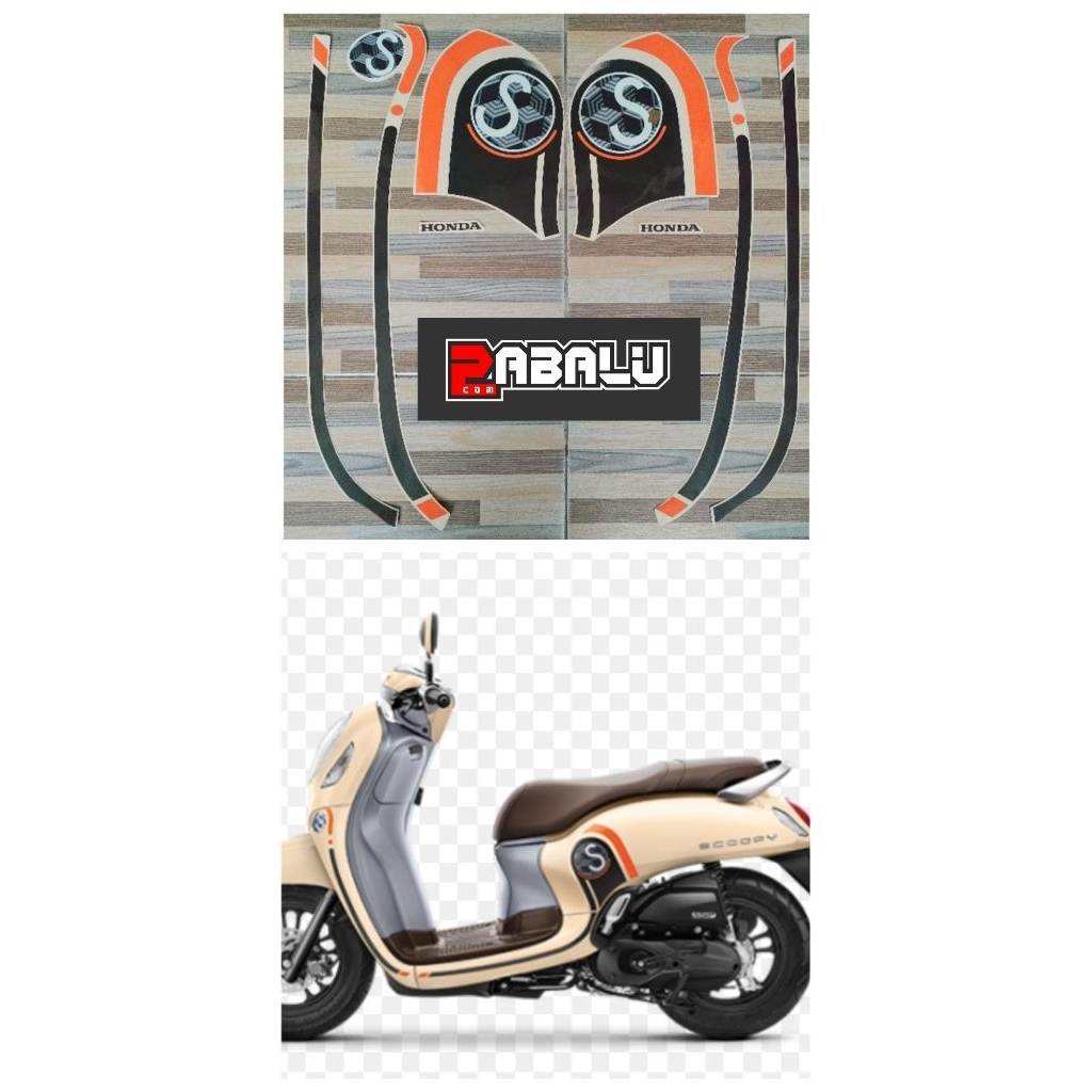 stiker standar Scoopy fashion tahun 2021/2022