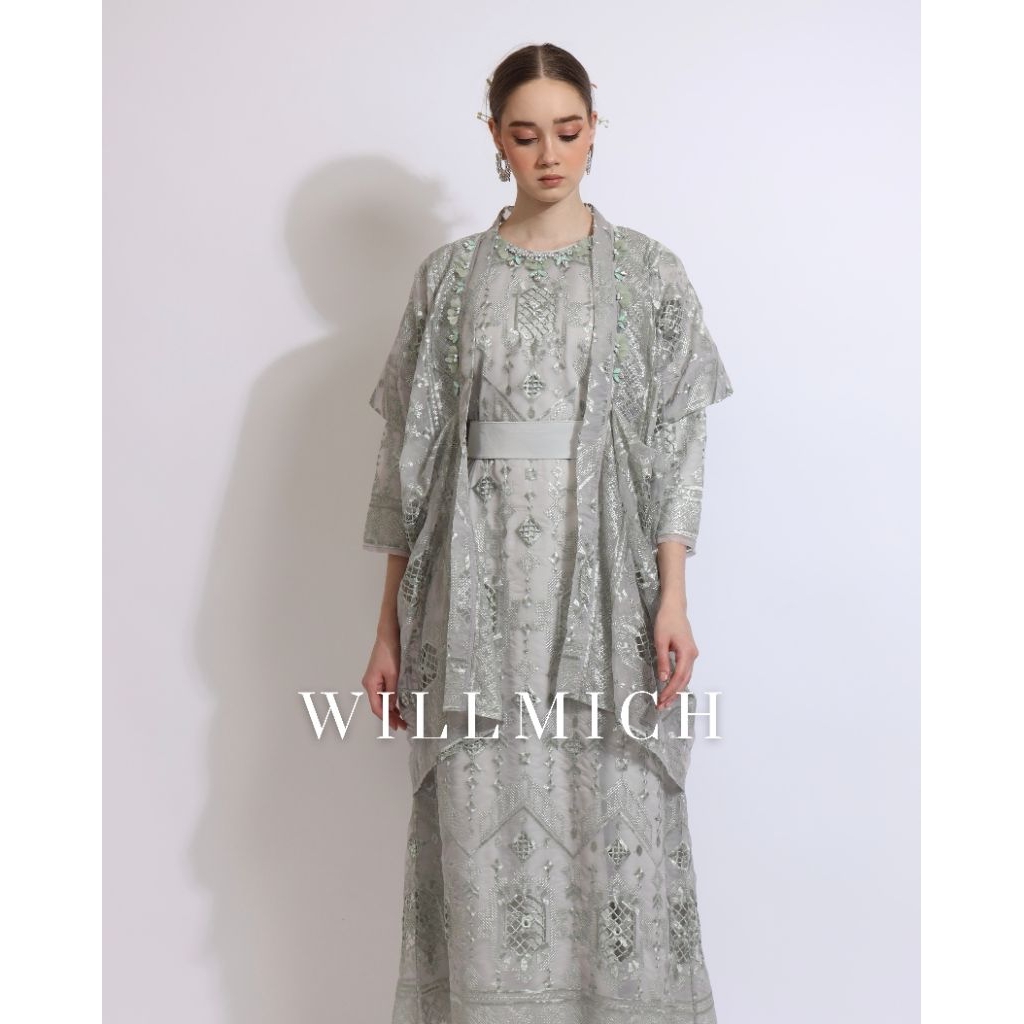 Set Dress Embroidery Organdy, inner Satin Silk and  Outer Embroidery Organdy -10