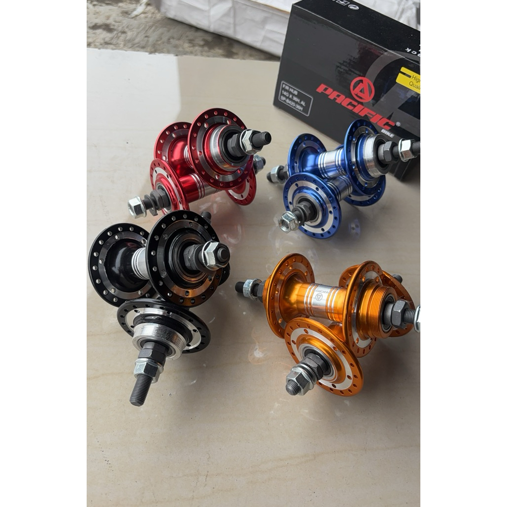 hub tromol  terombol 36 hole alloy aloy bearing bering pacific sepeda bmx fixie minion single speed
