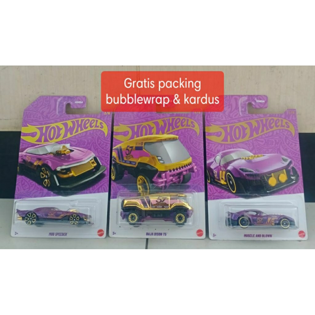 Mainan Mobil Anak Hot Wheels 57th Anniversary