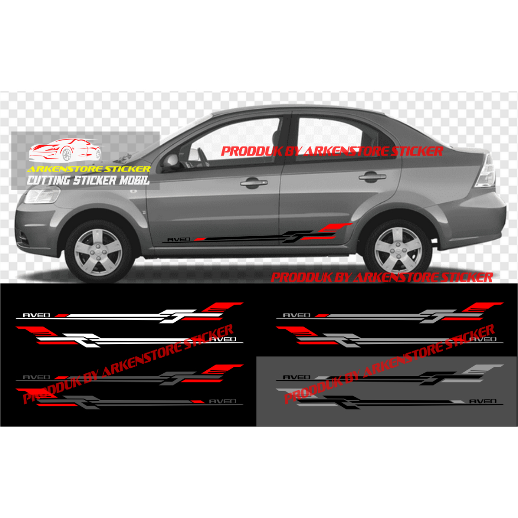 Stiker mobil aveo sticker cutting stiker list sporty mobil chevrolet aveo
