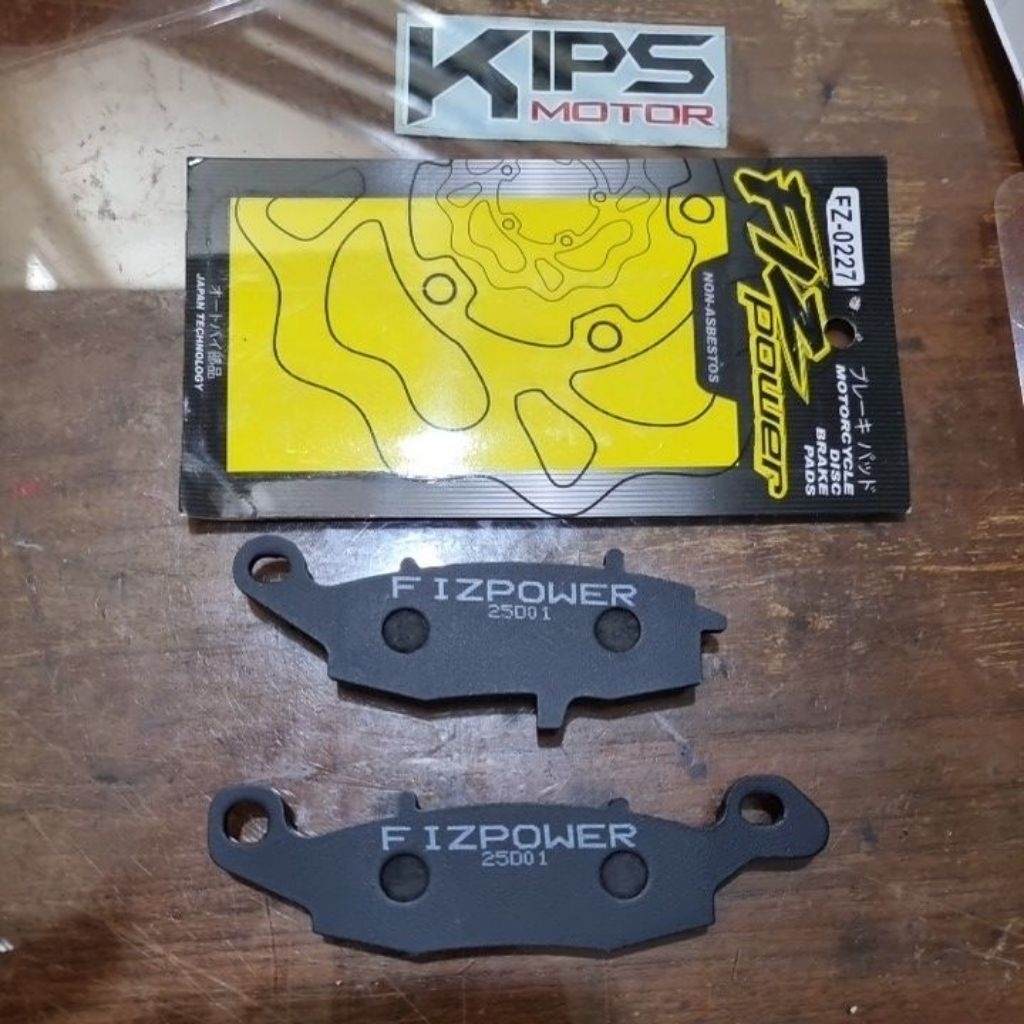 Kampas rem depan Kanan Kawasaki ER6 ER 6 N F TOKICO FizPower FZ 0227