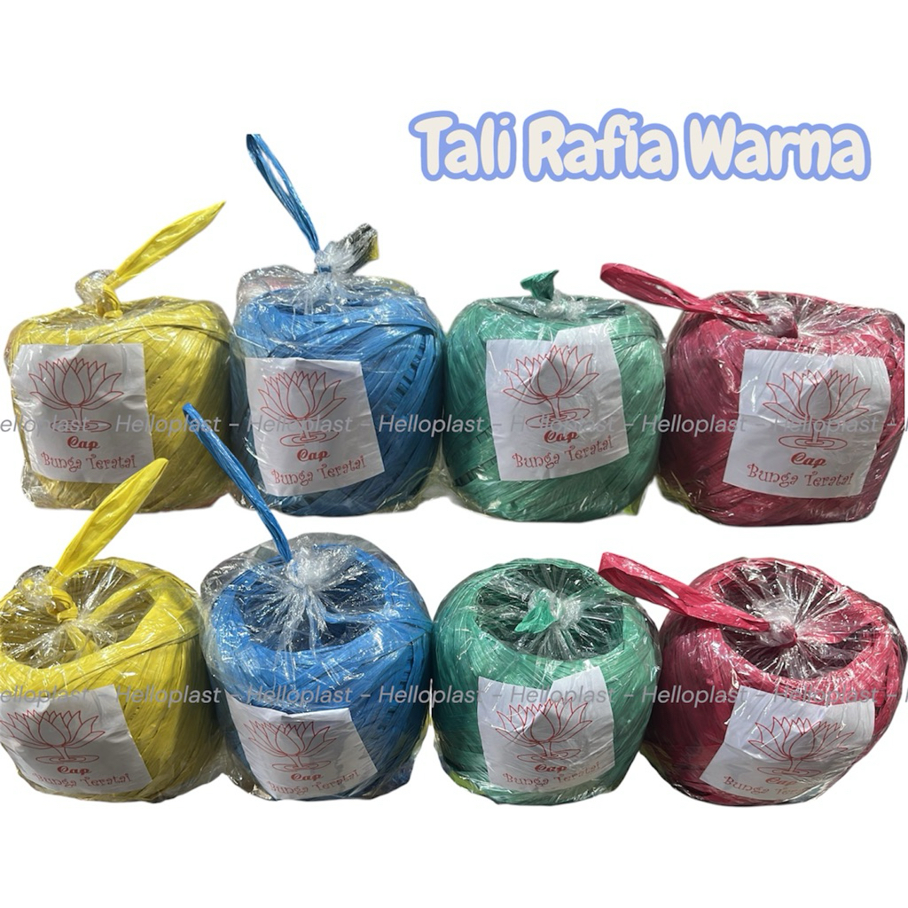 TALI RAFIA WARNA - WARNI