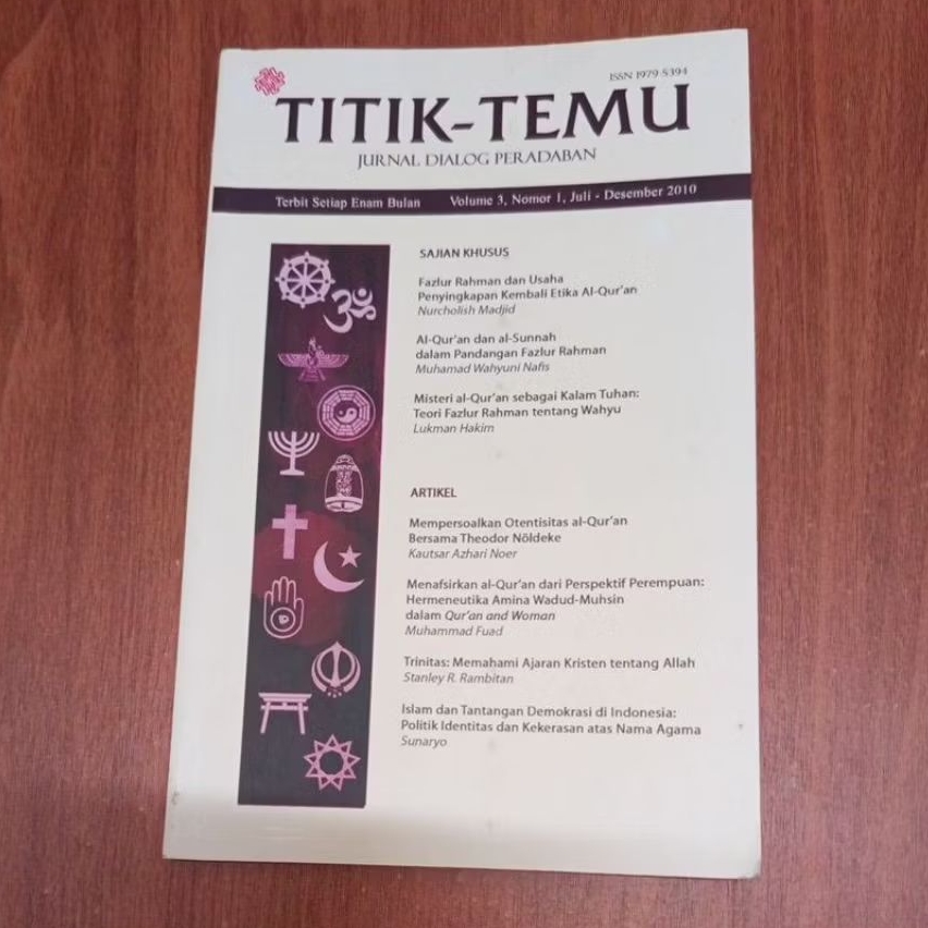 BUKJ TITIK TEMU JURNAL DIALOG PERADABAN