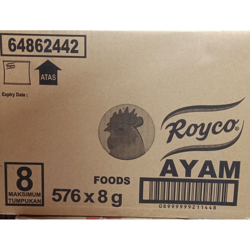 royco ayam / sapi sachet 1 dus isi 576 x 8 gr