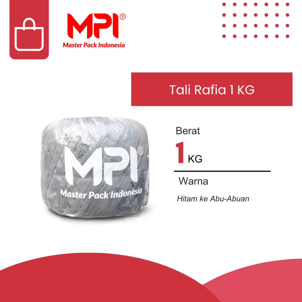 Tali Rafia 1 Kg Full - Tali Rafia 1kg Murah - Tali Rafia Grosir 1 kg Master Pack Indonesia