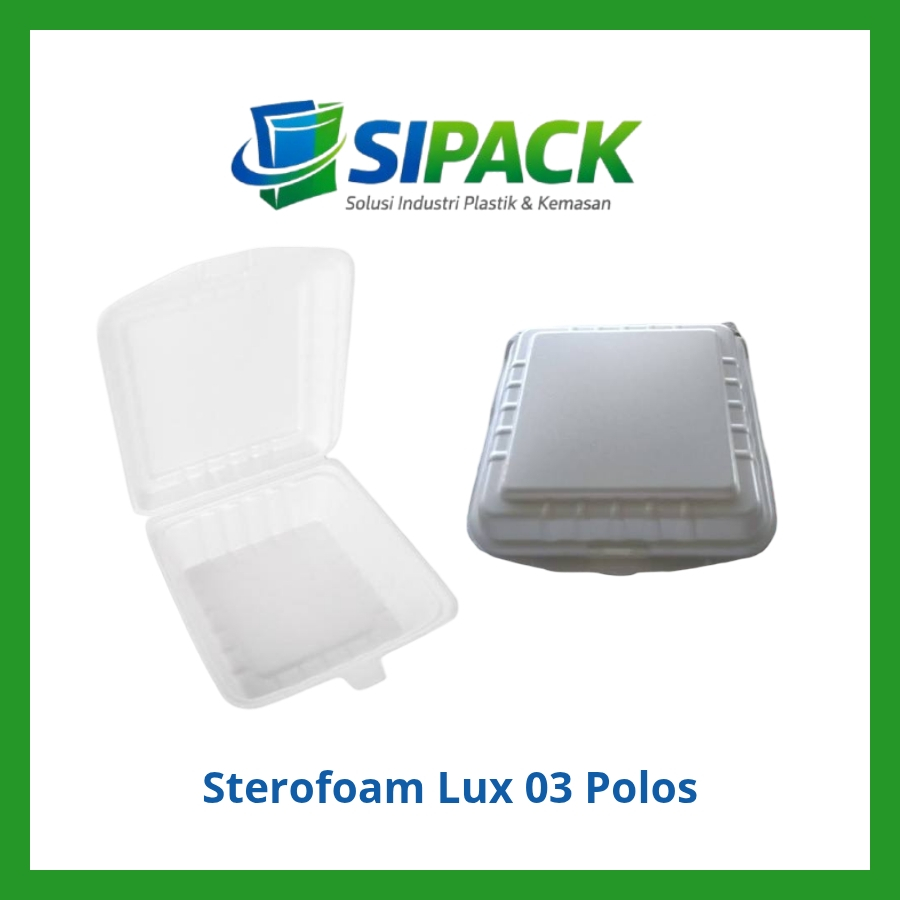 Styrofoam L03 POLOS Besar Merk Lux sterofoam