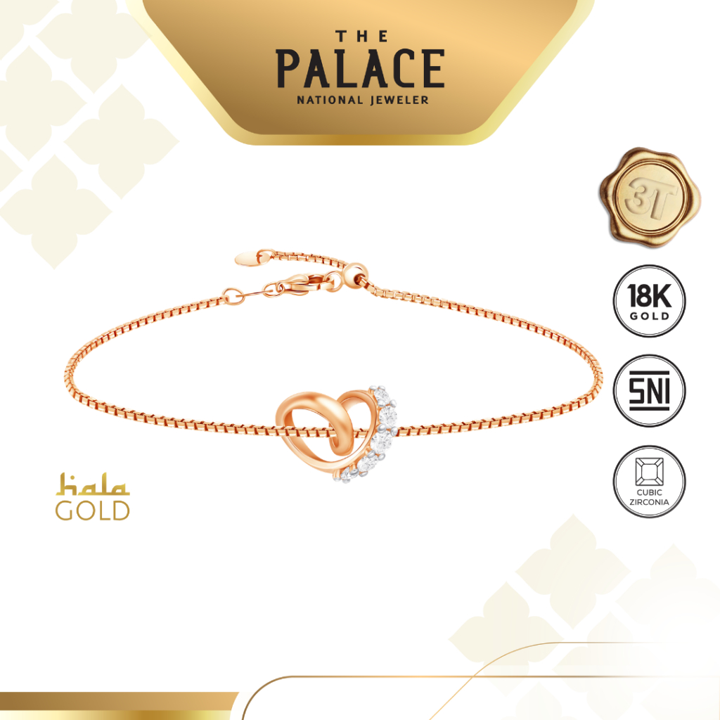 Hala Gold Cinta bracelet / gelang wanita