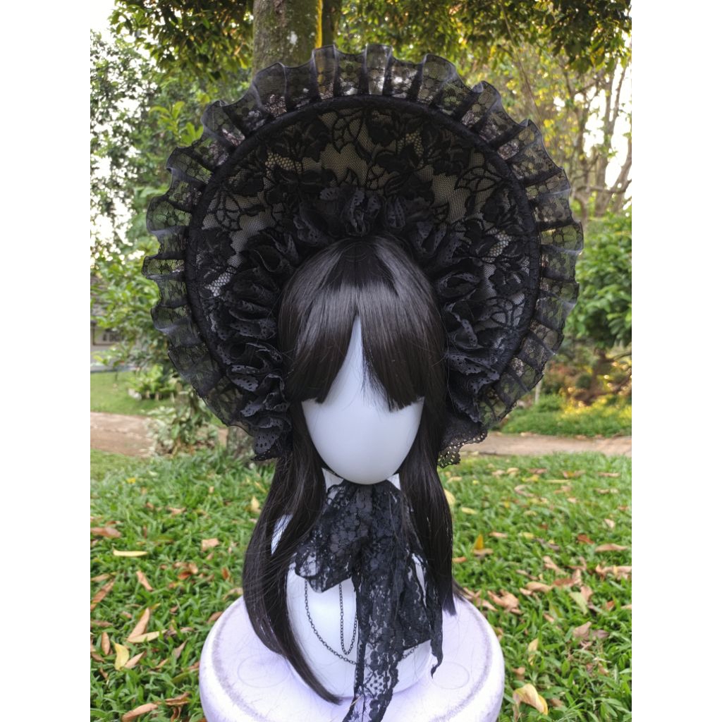 topi noni, bonnet, victorian, lolita
