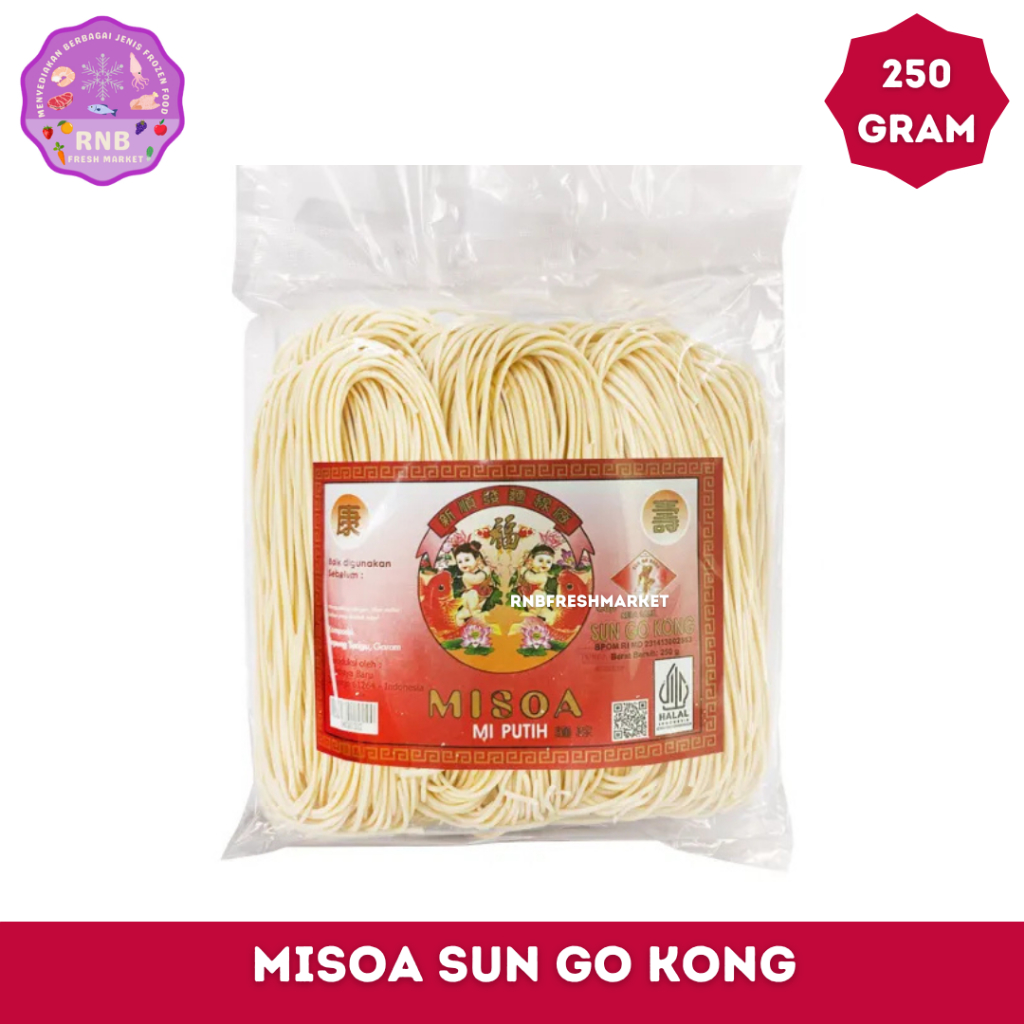 Sun Go Kong Misoa Putih Netto 250 Gram