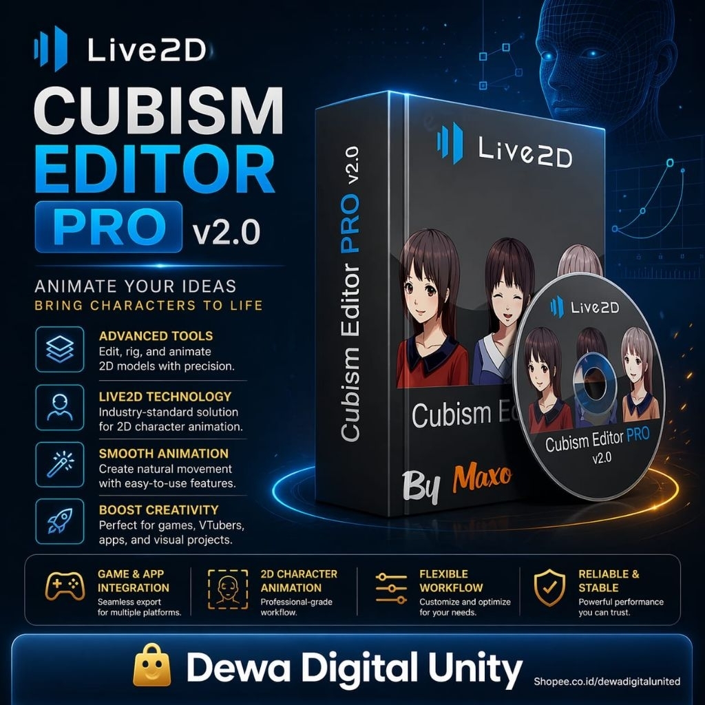 Live2D Cubism 3.2.0 - Aplikasi Untuk Membuat Karakter Anime Animasi Kartun 2D Live 2D