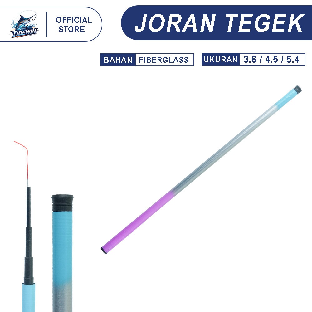 Joran Tegek Fiberglass Kuat Lentur Ringan Cocok Mancing Harian - SG5125