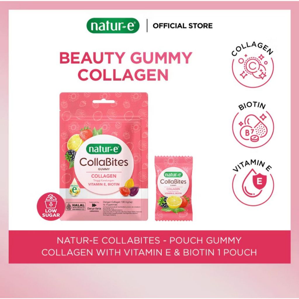 Natur-E CollaBites Gummy Collagen 1 pouch