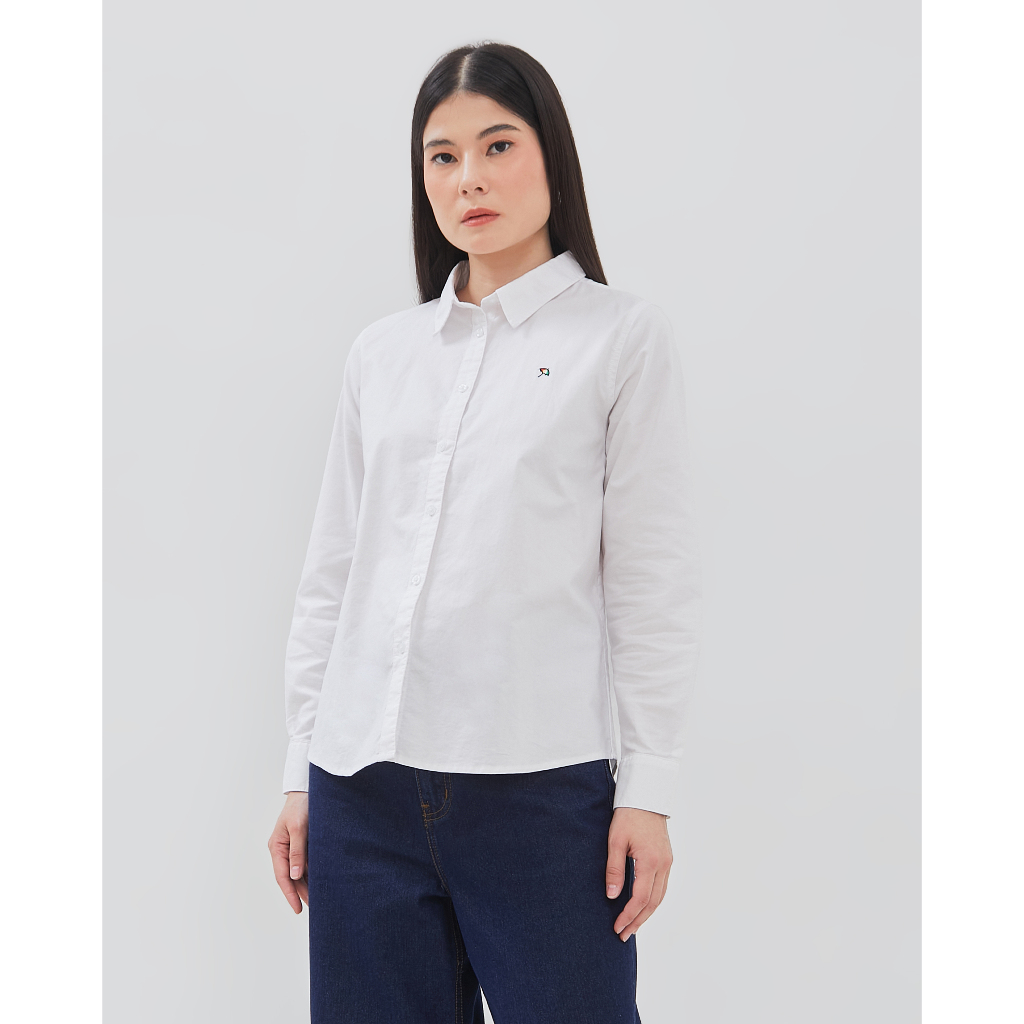 ARNOLD PALMER LADIES Kemeja Lengan Panjang Putih Wanita - P-EBLF24-A5