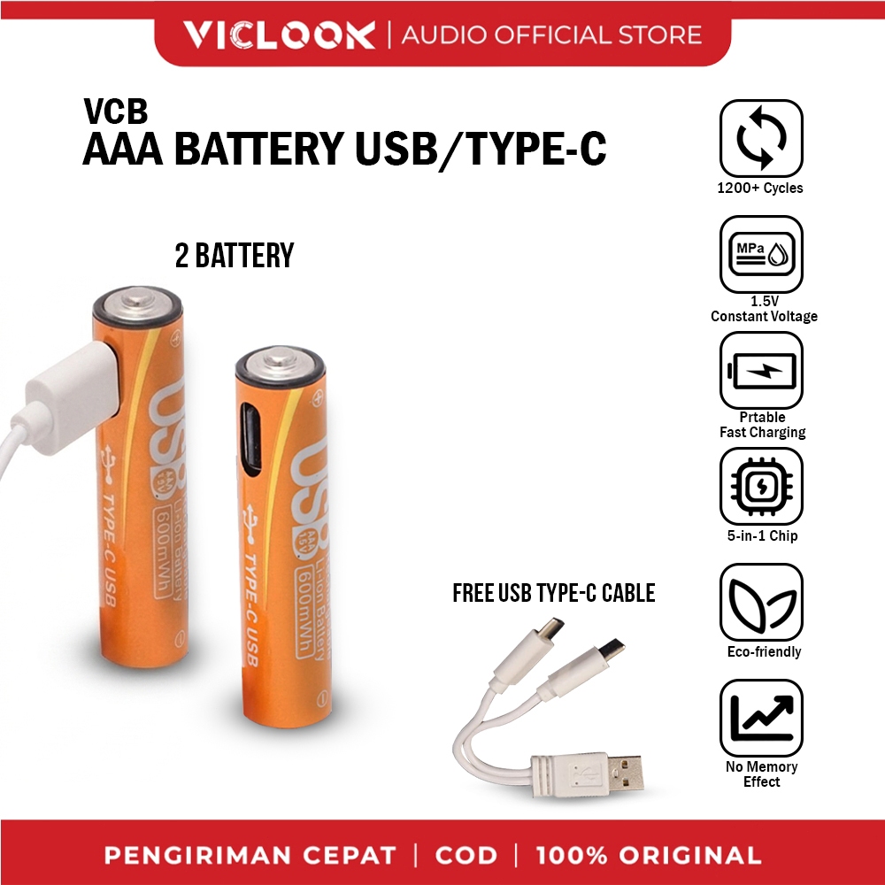 Baterai AAA 2PCS