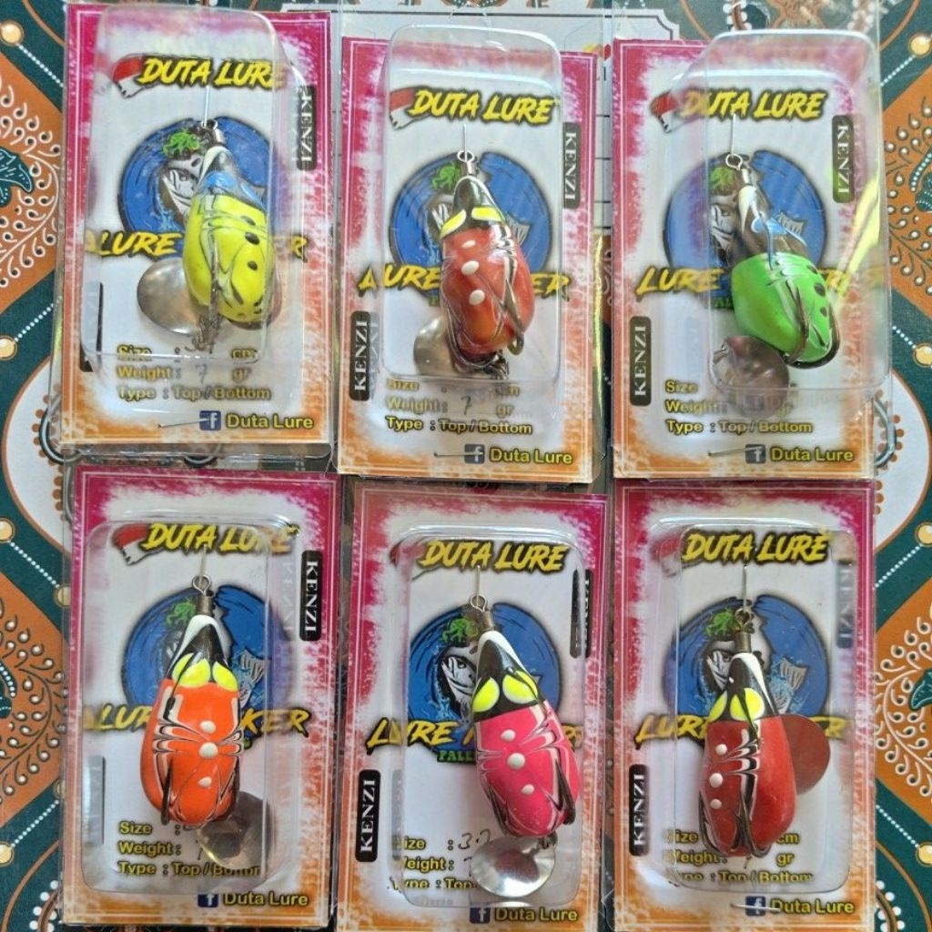 soft frog tenggelam Duta lure / soft frog curut